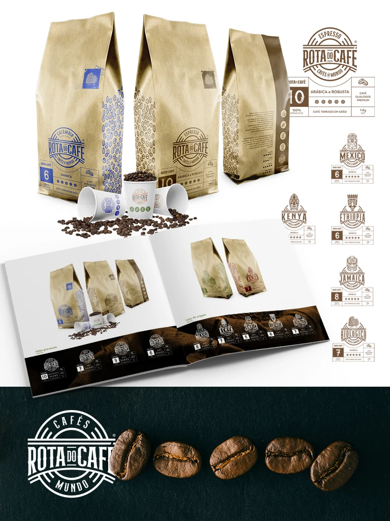 rota do cafe branding